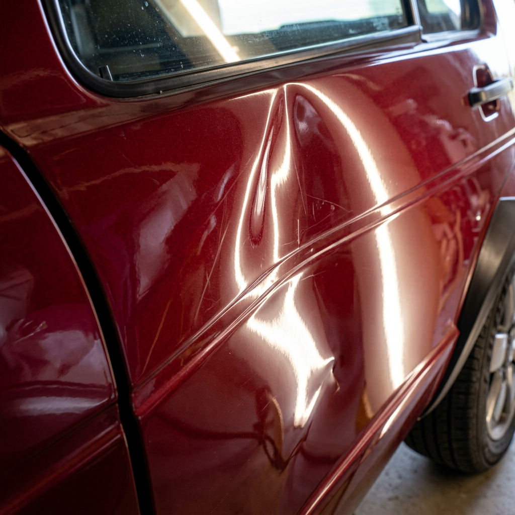 Sedan — Door & Panel Work before repair