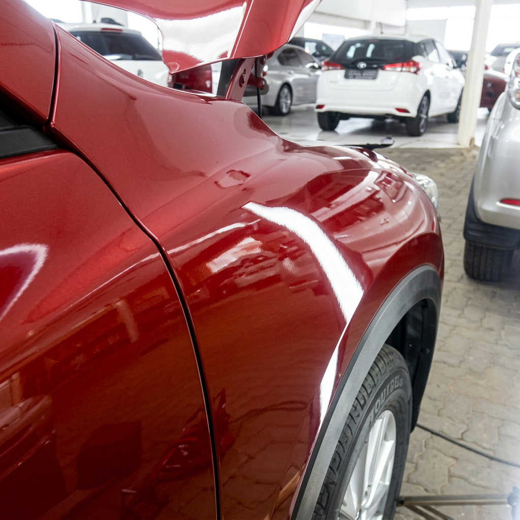 Red SUV — Fender Restoration after repair